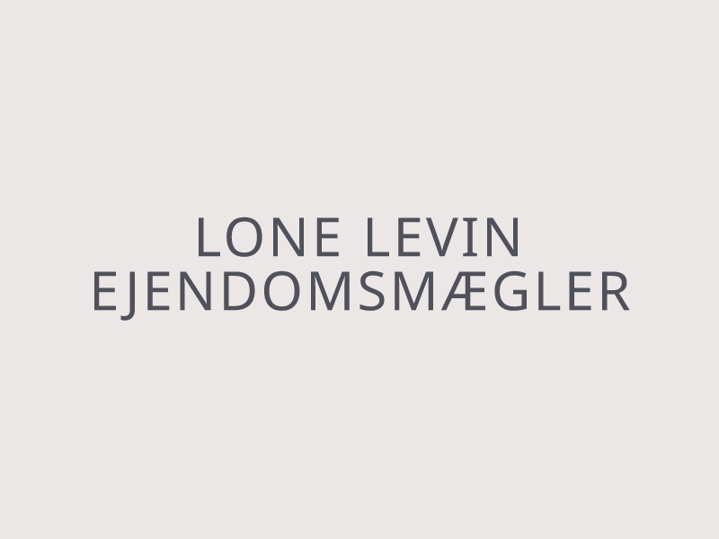 Ejendomsmæglerfirma Lone Levin ApS logo